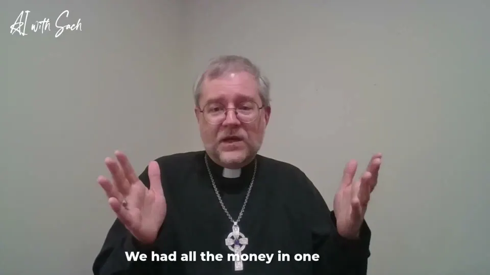 Bishop Thomas Dowd speaking on AI with Sach, episode 28