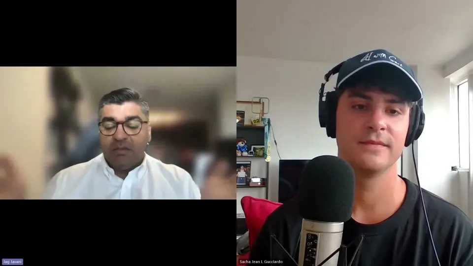 Jag speaking on AI with Sach, episode 3