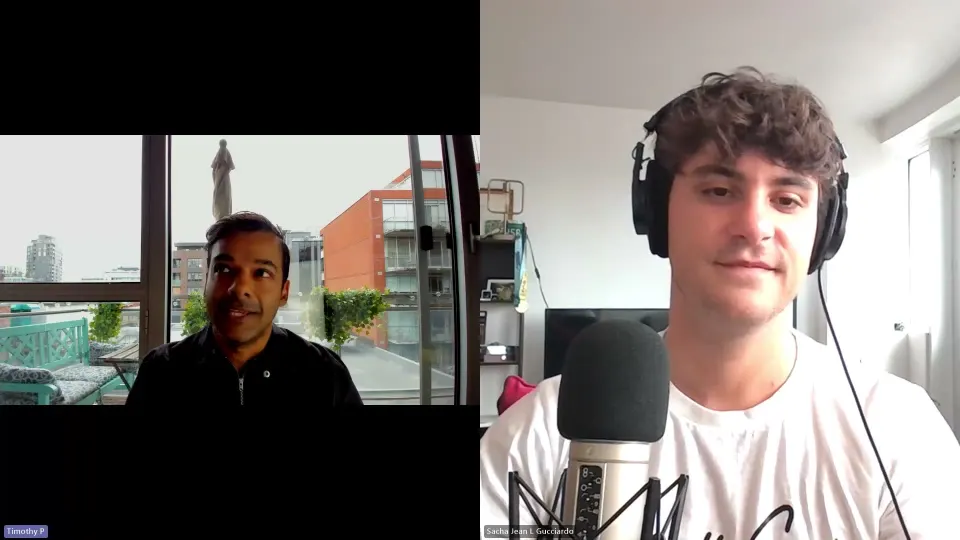 Timothy speaking on AI with Sach, episode 6