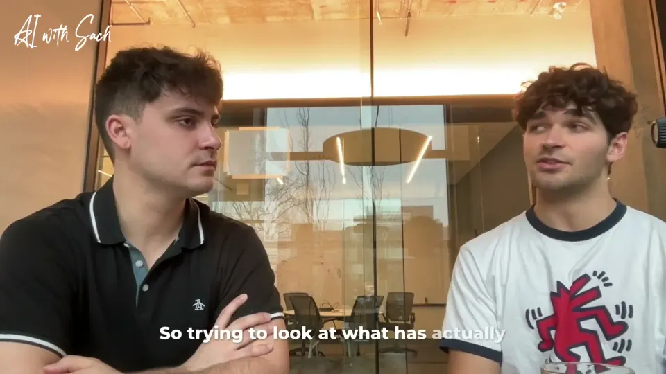 Thomas Fortoul speaking on AI with Sach, episode 24