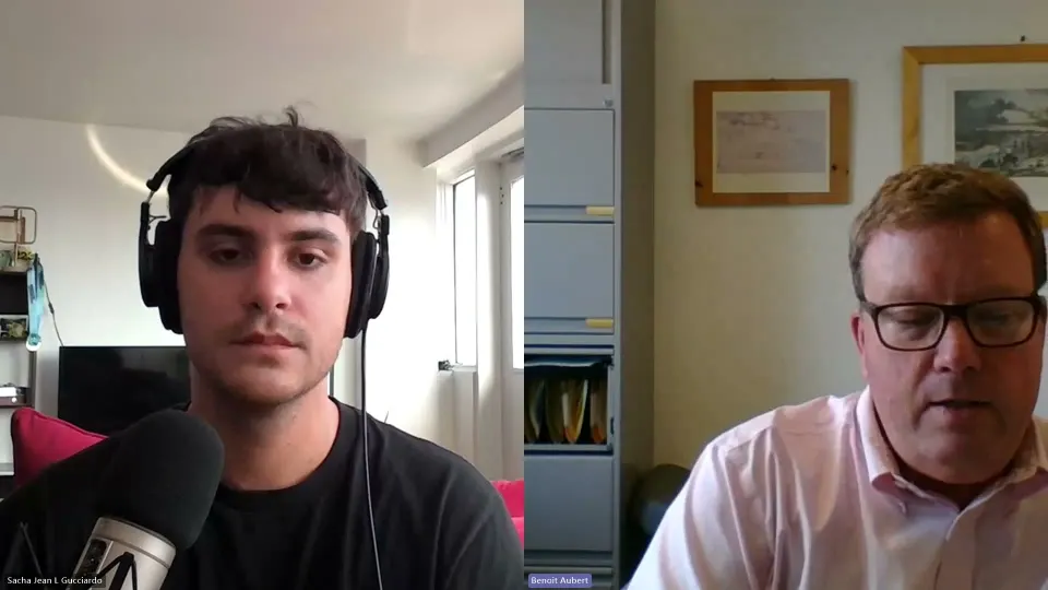 Benoit Aubert speaking on AI with Sach, episode 11