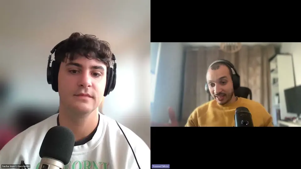 Youssef Mrini speaking on AI with Sach, episode 14