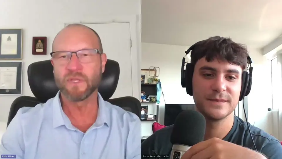 Alain Filotto speaking on AI with Sach, episode 13