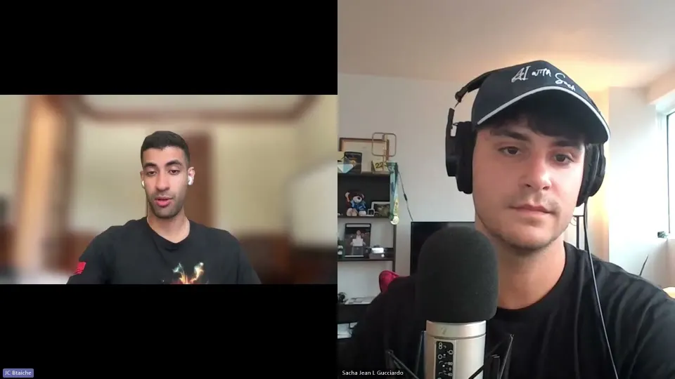 JC Btaiche speaking on AI with Sach, episode 2